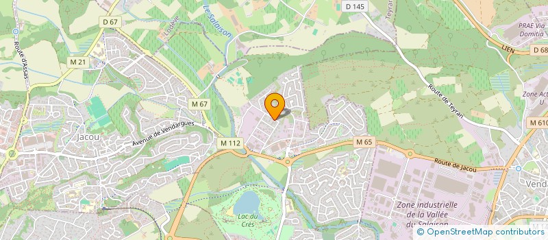 localisation de l'entreprise ALTI TOITURES à LE CRES