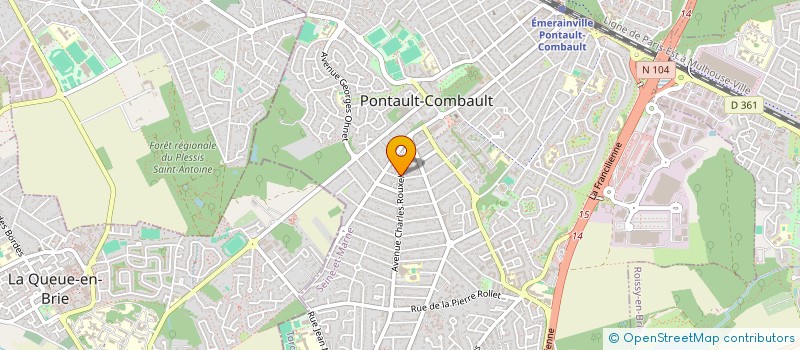 localisation de l'entreprise ALTI2M à PONTAULT-COMBAULT