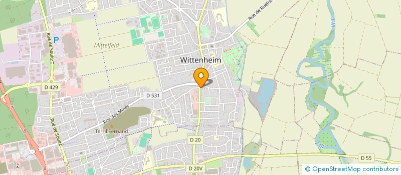 localisation de l'entreprise ALTIA BRUNSTATT SAS à WITTENHEIM