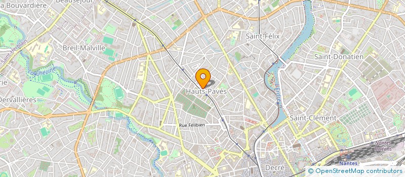 localisation de l'entreprise ALTIBAT à NANTES