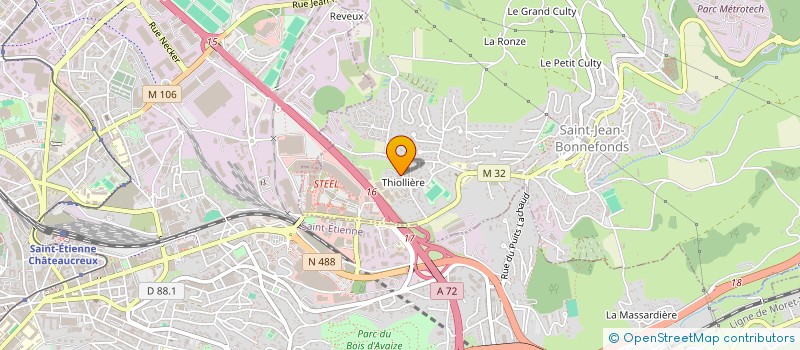 localisation de l'entreprise ALTIBAT FACADE  SAINT-JEAN-BONNEFONDS