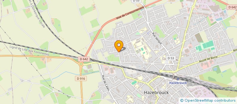 localisation de l'entreprise ALTIBIOS  HAZEBROUCK