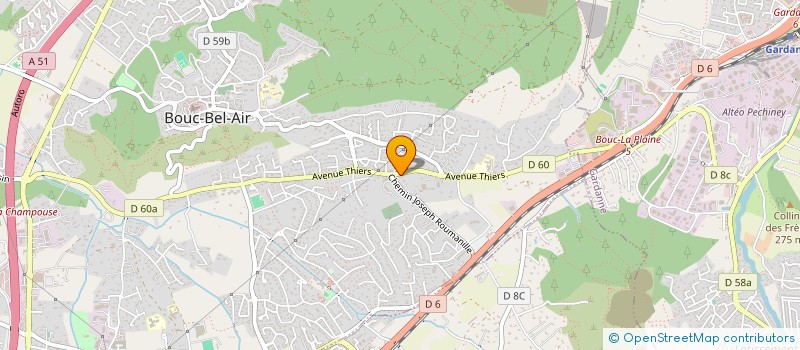 localisation de l'entreprise ALTIBLUE à BOUC-BEL-AIR
