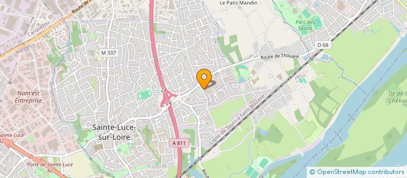 localisation de l'entreprise ALTIC à SAINTE-LUCE-SUR-LOIRE