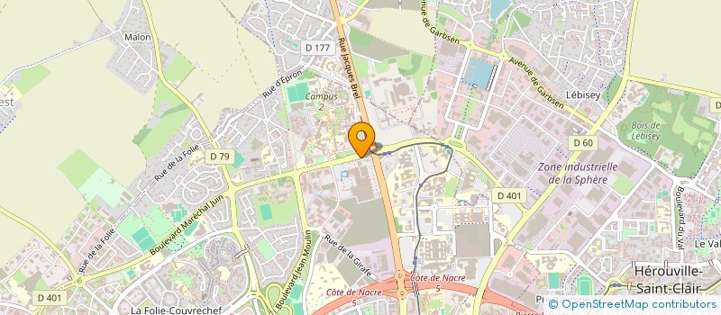 localisation de l'entreprise ALTIC à CAEN