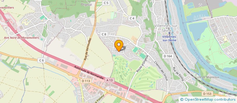 localisation de l'entreprise ALTICAL IMMO  VILLENNES-SUR-SEINE