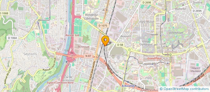 localisation de l'entreprise ALTICONCEPT à GRENOBLE