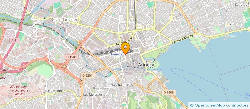 localisation de l'entreprise ALTICOUV à ANNECY