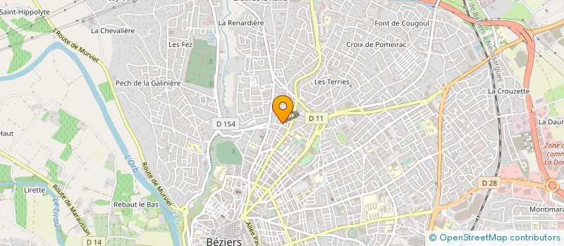 localisation de l'entreprise ALTIDAM PRODUCTION  BEZIERS