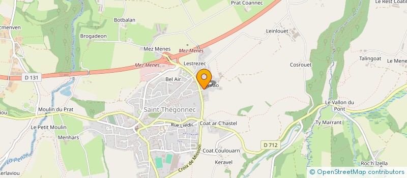 localisation de l'entreprise ALTIERE  SAINT-THEGONNEC LOC-EGUINER