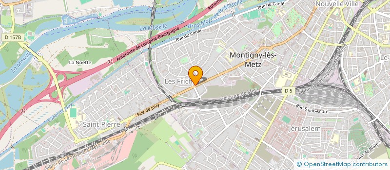 localisation de l'entreprise ALTIERI à MONTIGNY-LES-METZ