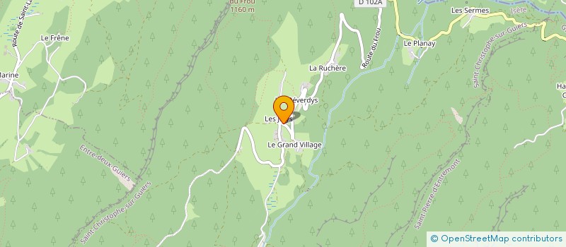 localisation de l'entreprise ALTIFOX STUDIO  SAINT-CHRISTOPHE-SUR-GUIERS