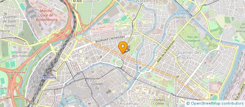 localisation de l'entreprise ALTIGA EST à STRASBOURG