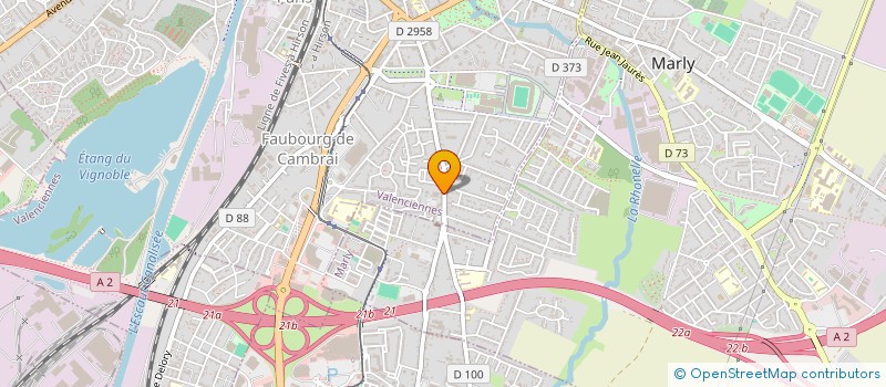 localisation de l'entreprise ALTIGEO à VALENCIENNES