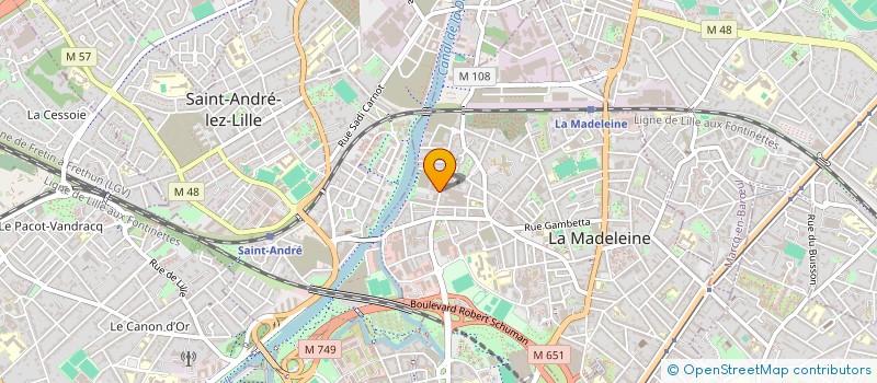 localisation de l'entreprise ALTIGO à LA MADELEINE