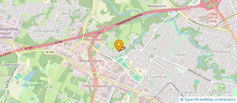 localisation de l'entreprise ALTIKA 2024 à ORVAULT