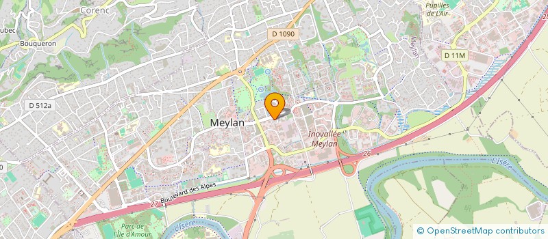 localisation de l'entreprise ALTILAW AVOCATS  MEYLAN