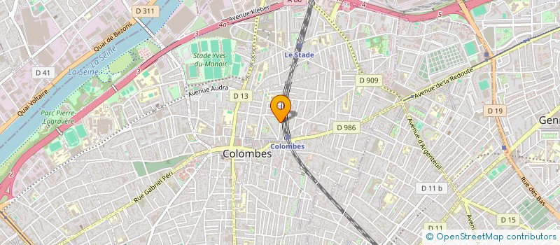 localisation de l'entreprise ALTILE à COLOMBES