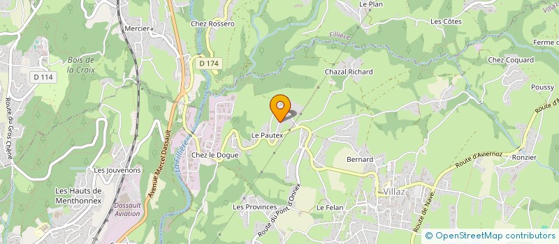 localisation de l'entreprise ALTILEO  VILLAZ