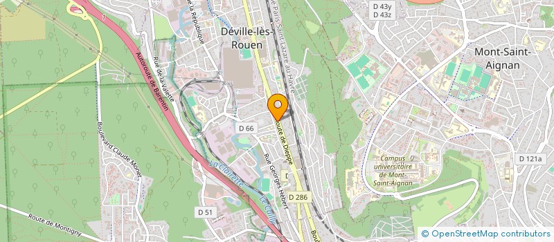 localisation de l'entreprise ALTILYS à DEVILLE-LES-ROUEN