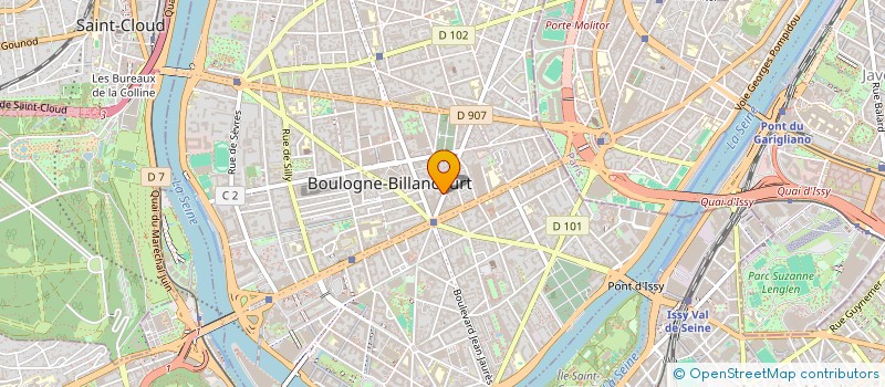 localisation de l'entreprise ALTIM FRANCE à BOULOGNE-BILLANCOURT