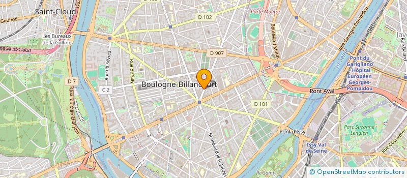 localisation de l'entreprise ALTIM GROUP à BOULOGNE-BILLANCOURT