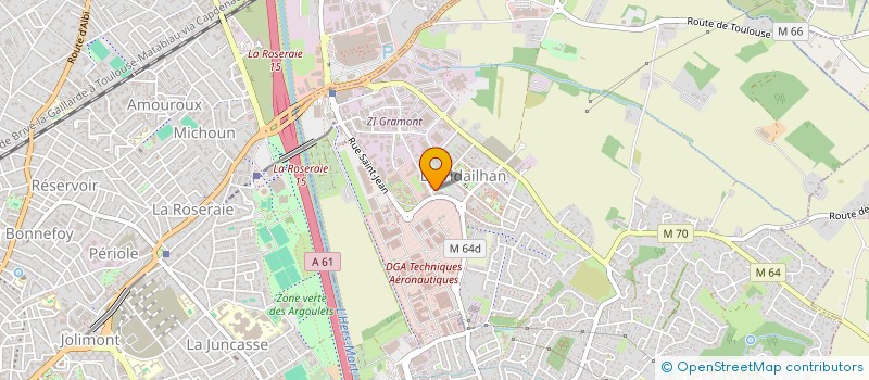 localisation de l'entreprise ALTIM TOULOUSE  BALMA