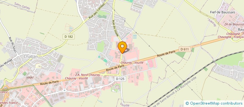 localisation de l'entreprise ALTIMA COURTAGE  CHAURAY