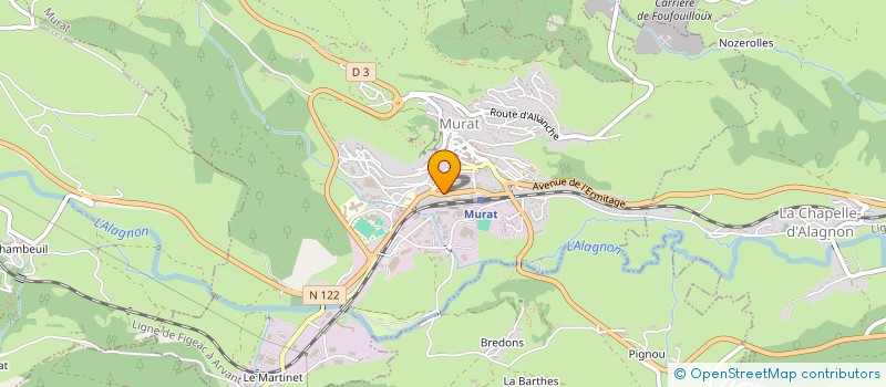 localisation de l'entreprise ALTIMAX à MURAT