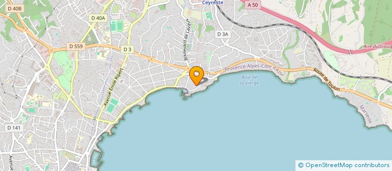 localisation de l'entreprise ALTIMER  LA CIOTAT