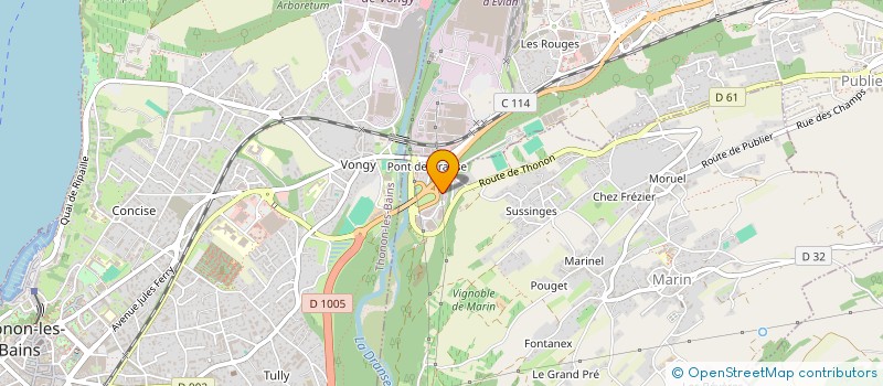 localisation de l'entreprise ALTIMET à MARIN