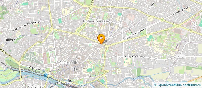 localisation de l'entreprise ALTIMIC à PAU