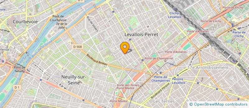 localisation de l'entreprise ALTIMM PROMOTION à LEVALLOIS-PERRET