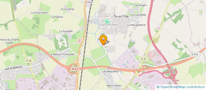 localisation de l'entreprise ALTIMMO à VALFRAMBERT