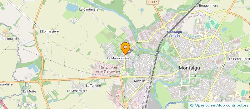 localisation de l'entreprise ALTIMMO à MONTAIGU-VENDEE