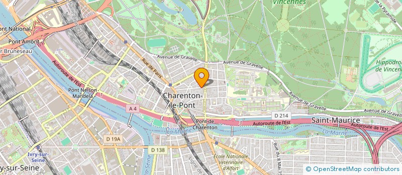 localisation de l'entreprise ALTIN FINANCES à CHARENTON-LE-PONT