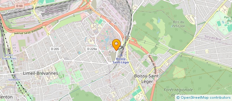 localisation de l'entreprise ALTIN FORMATION  BUSSY-SAINT-GEORGES