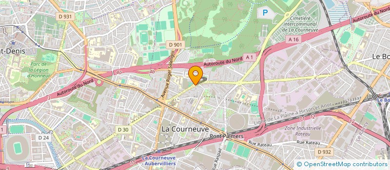 localisation de l'entreprise ALTIN PASA à LA COURNEUVE
