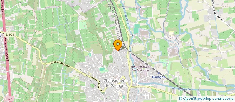 localisation de l'entreprise ALTINBAS&CO  CHATEAUNEUF-DE-GADAGNE