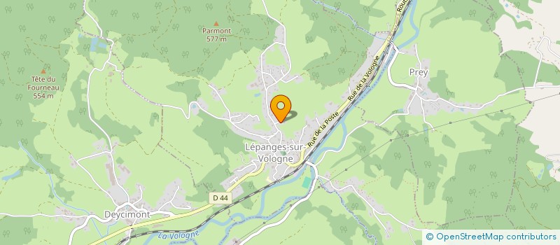 localisation de l'entreprise ALTINE  LEPANGES-SUR-VOLOGNE