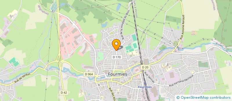 localisation de l'entreprise ALTINEA  FOURMIES