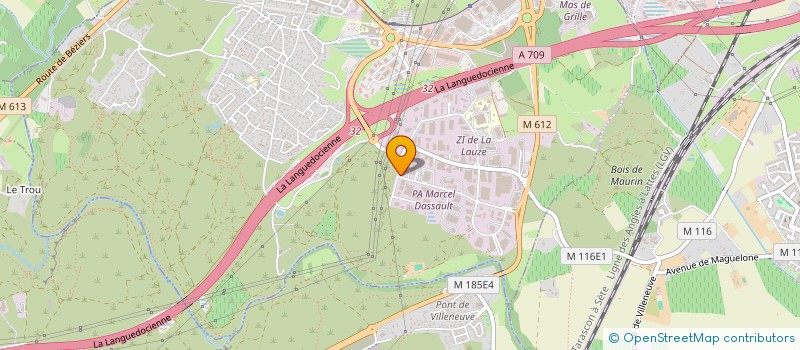 localisation de l'entreprise ALTINEO DISTRIBUTION à SAINT-JEAN-DE-VEDAS
