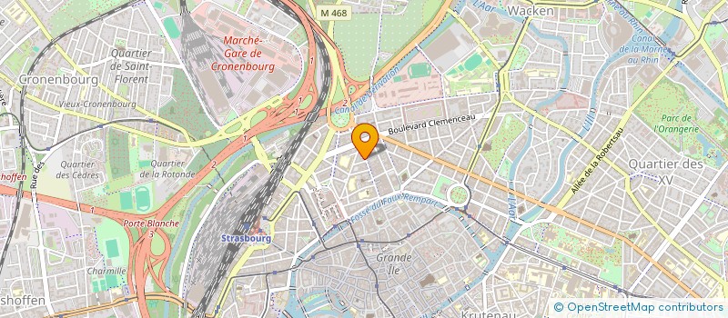localisation de l'entreprise ALTINIUM à STRASBOURG