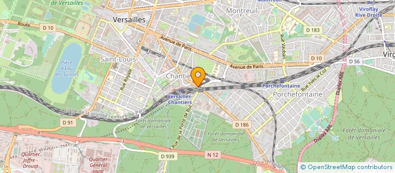 localisation de l'entreprise ALTINVAL à VERSAILLES