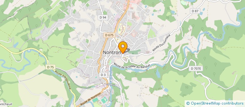 localisation de l'entreprise ALTINY RENOV' SERVICES  NONTRON