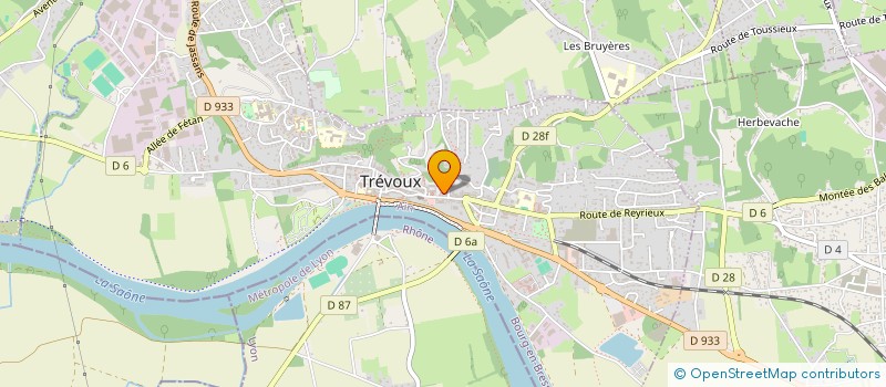 localisation de l'entreprise ALTIOK à TREVOUX