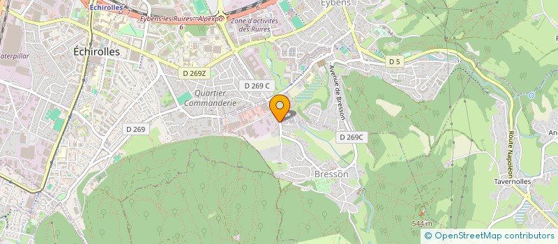localisation de l'entreprise ALTIOR  BRESSON