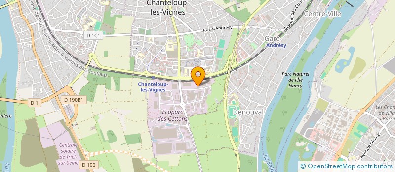 localisation de l'entreprise ALTIORA  CHANTELOUP-LES-VIGNES