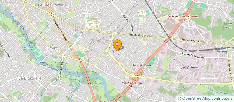 localisation de l'entreprise ALTIORA CONSEIL ET PARTICIPATIONS  VERTOU