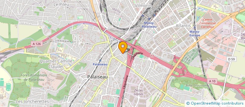 localisation de l'entreprise ALTIORA HR à PALAISEAU